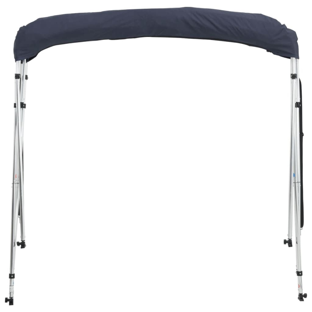 Bimini-top 4 arceaux avec parois latérales en maille 243x(170-182)x137 cm