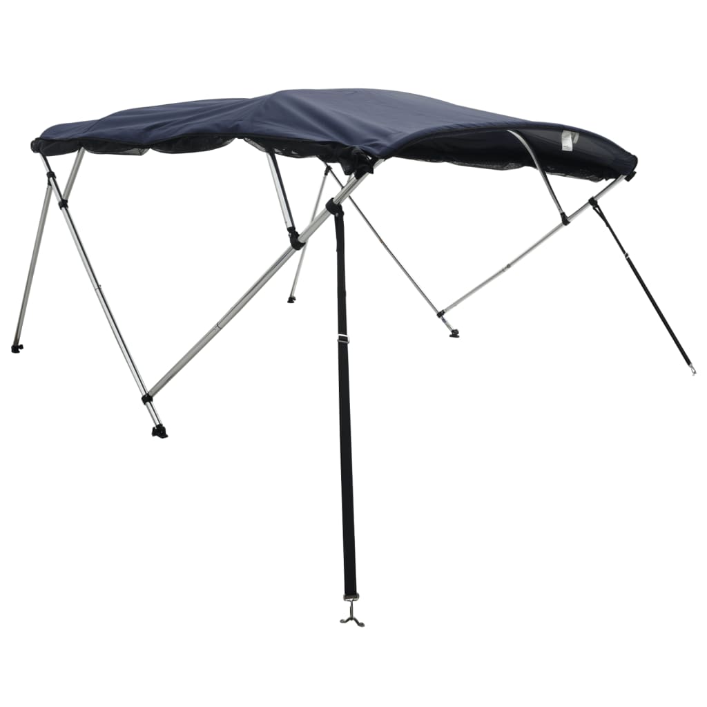 4-Bow Bimini-Top mit Mesh-Seitenteilen 243x(185-198)x137 cm