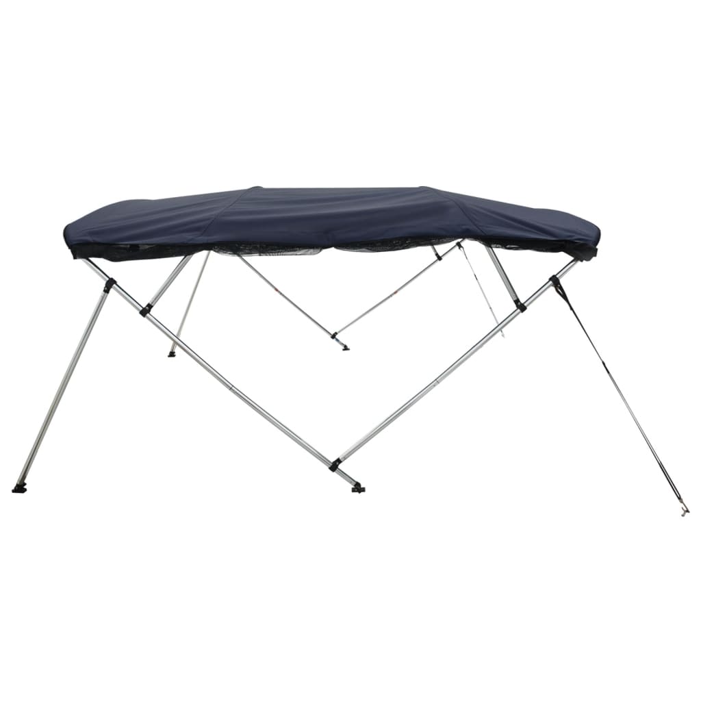 4-Bow Bimini-Top mit Mesh-Seitenteilen 243x(185-198)x137 cm