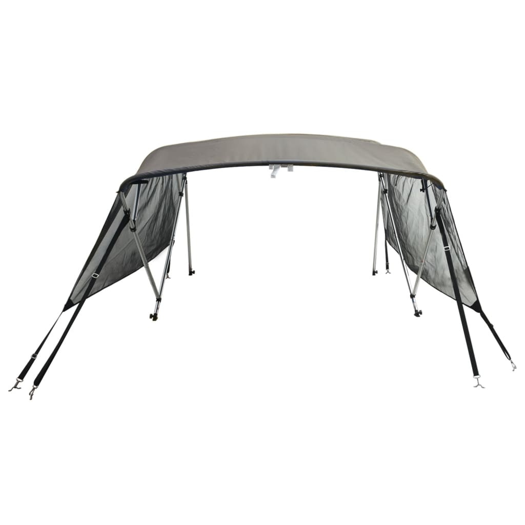 Bimini 4 arceaux avec parois latérales en maille 243x(170-182)x137 cm