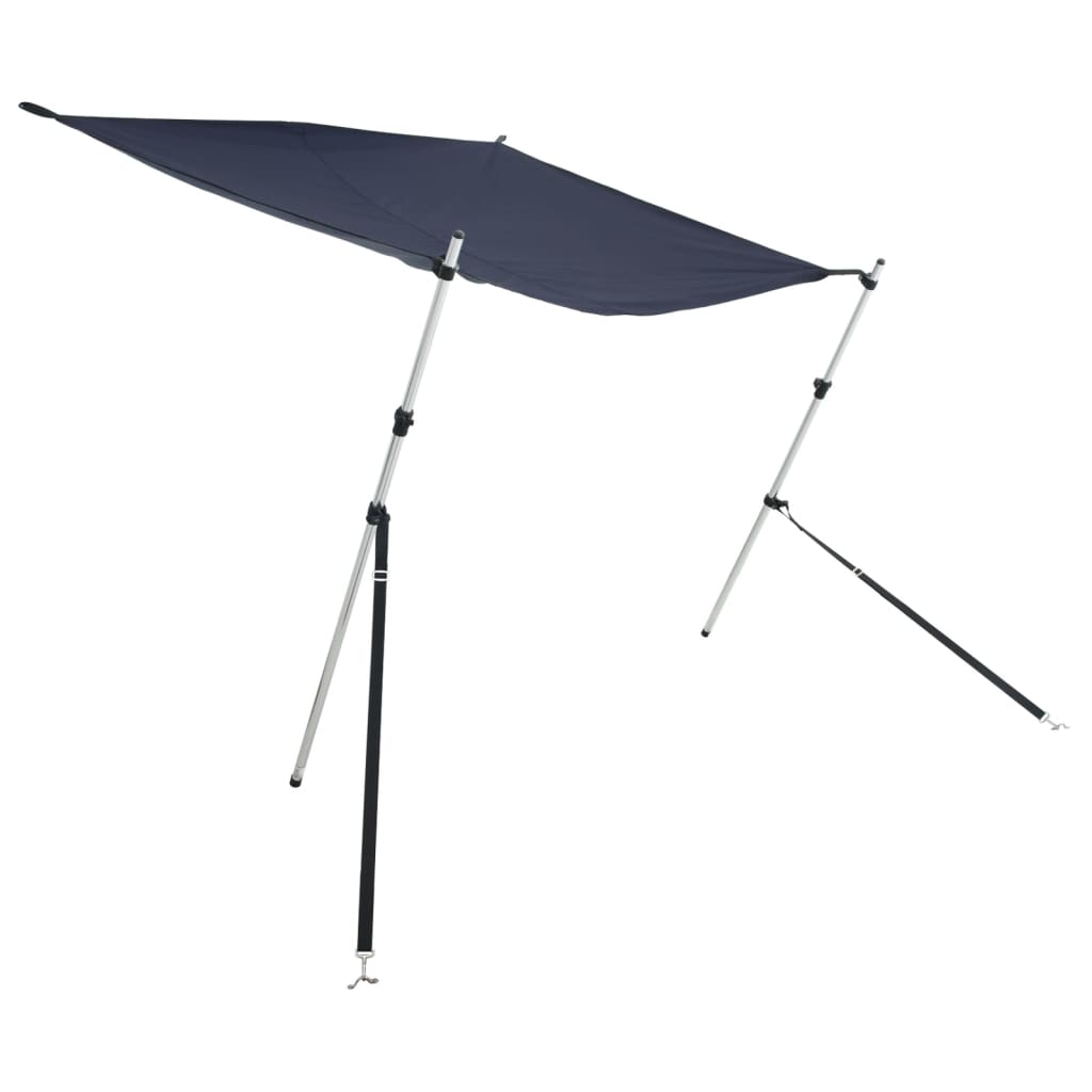 T-Top-Beschattungsverlängerung Blau 170x170x(115-183) cm