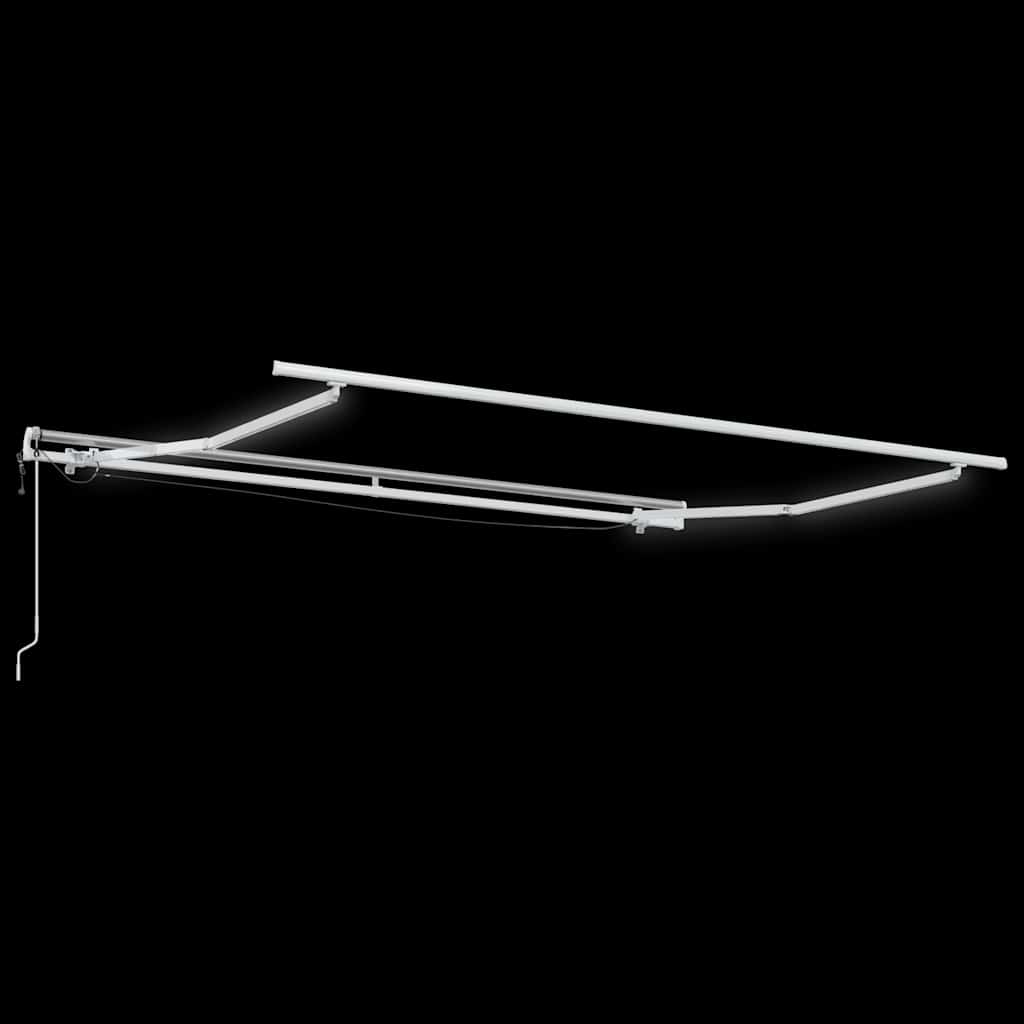 Markise Automatisch mit LED Weinrot 300x250 cm