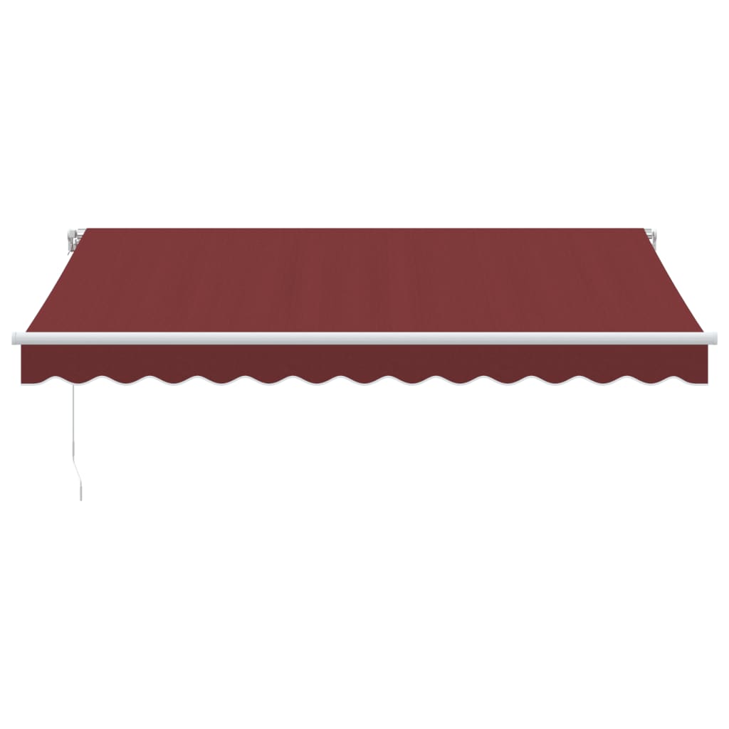 Markise Manuell Weinrot 350x250 cm