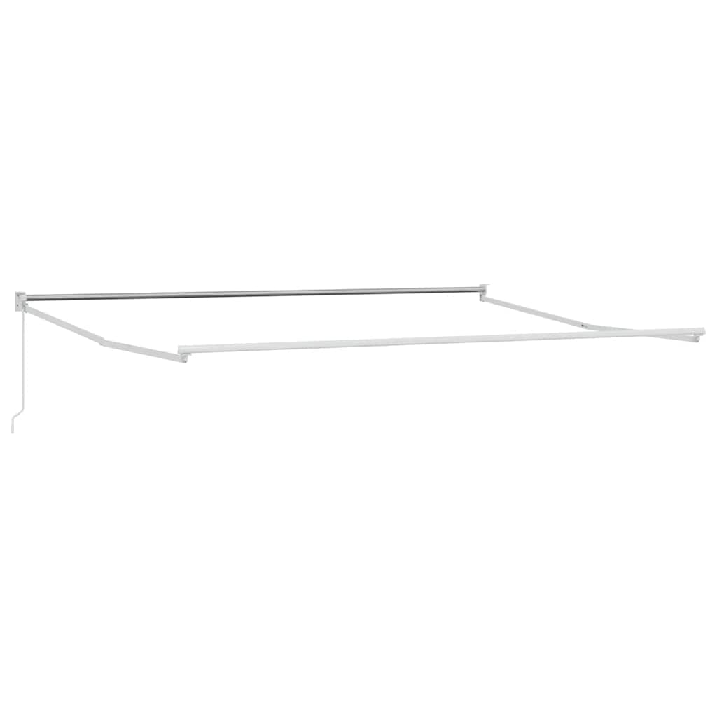 Markise Manuell Weinrot 500x300 cm