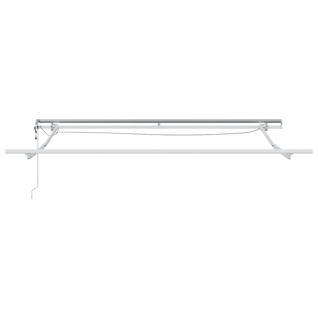 Markise Automatisch mit LED Braun 300x250 cm