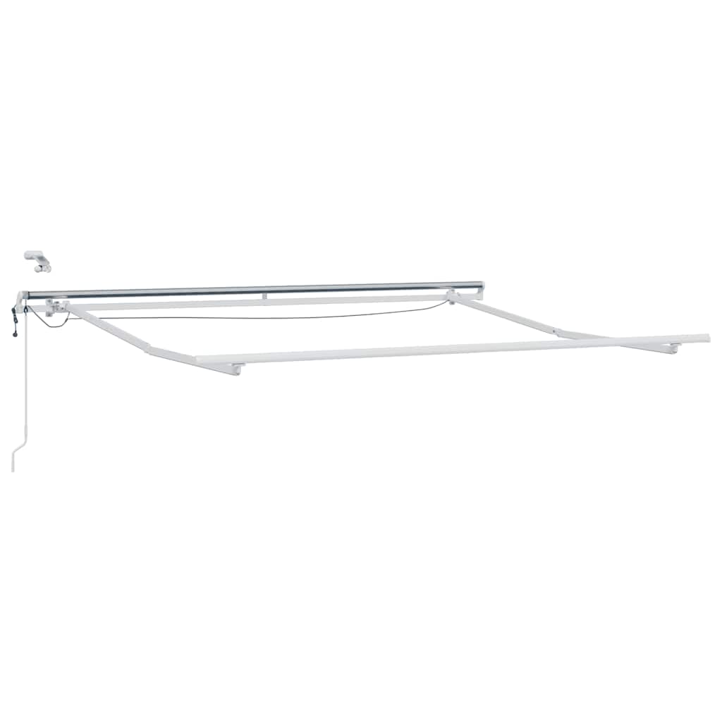 Markise Automatisch mit LED Braun 300x250 cm