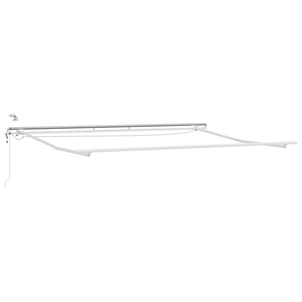 Markise Automatisch mit LED Braun 500x300 cm