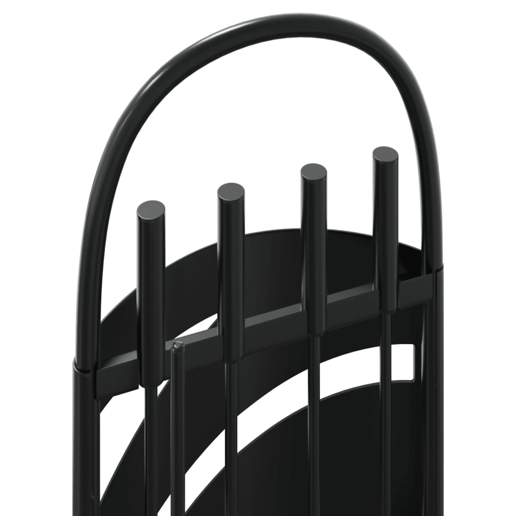 5-teiliges Kaminbesteck-Set 23 x 15 x 66 cm Stahl