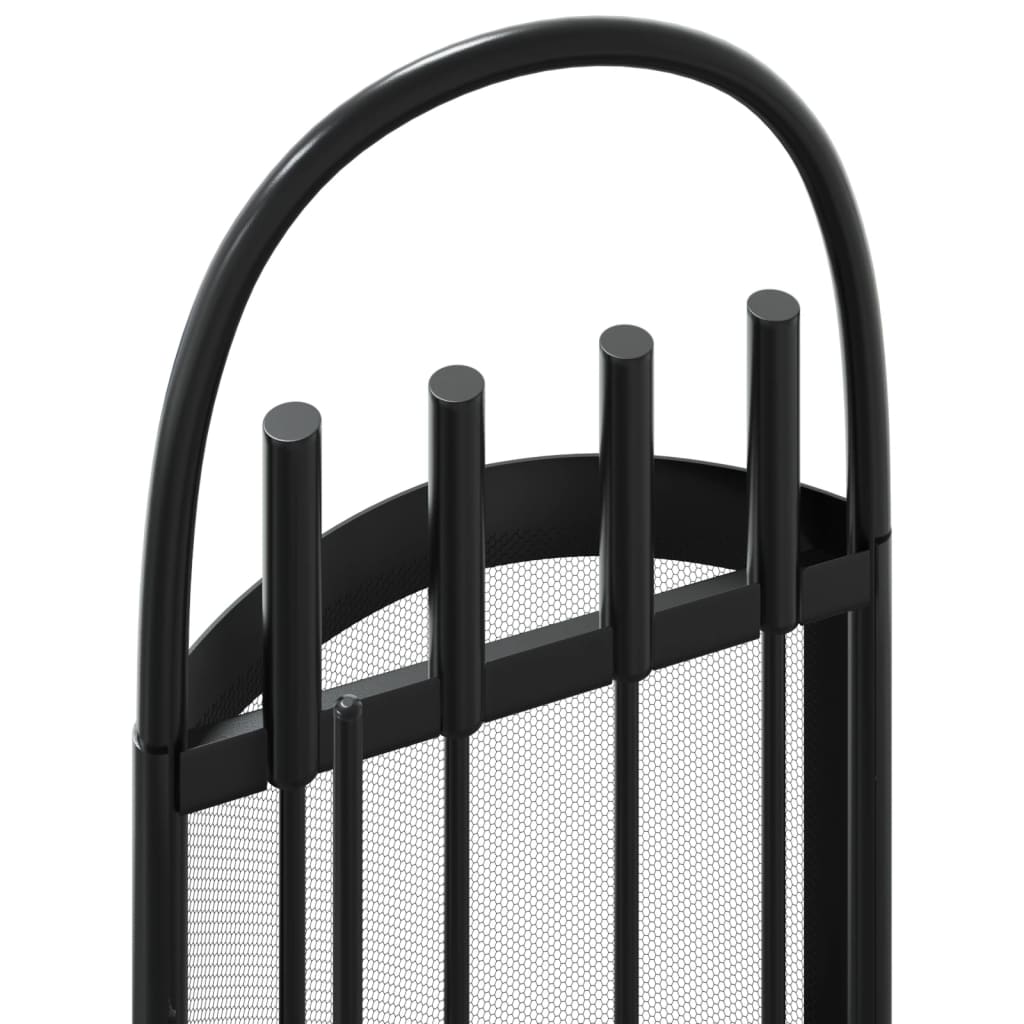 5-teiliges Kaminbesteck-Set 23 x 15 x 66 cm Stahl