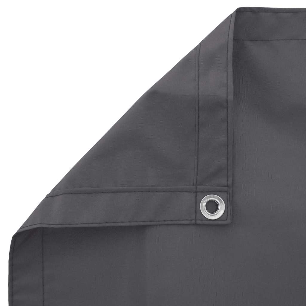 Balkon-Sichtschutz Anthrazit 75x800 cm 100 % Polyester-Oxford