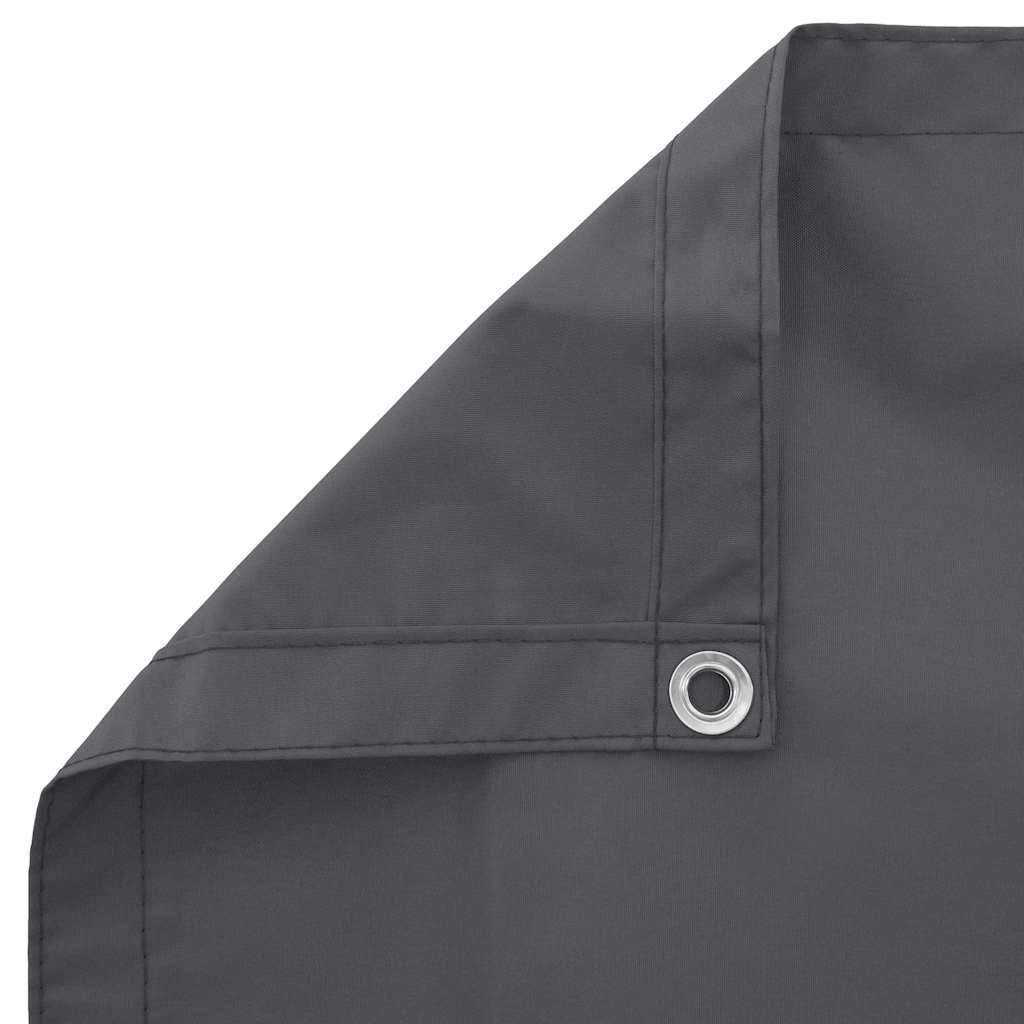 Balkon-Sichtschutz Anthrazit 120x800 cm 100 % Polyester-Oxford