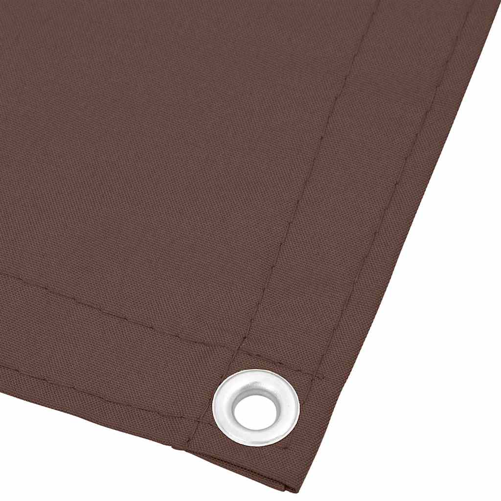 Balkon-Sichtschutz Braun 120x800 cm 100 % Polyester-Oxford