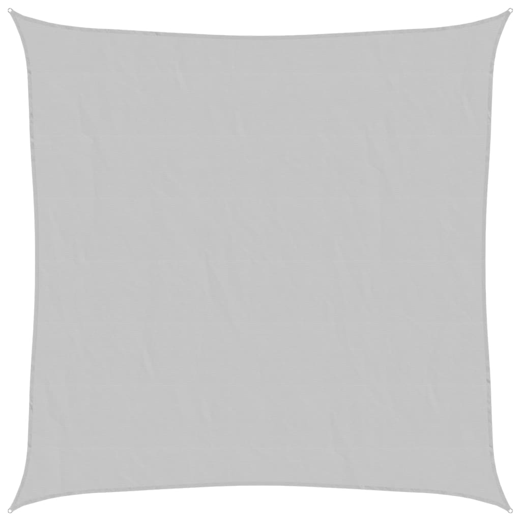 Sonnensegel Hellgrau 2x2 m 100 % Polyester Oxford