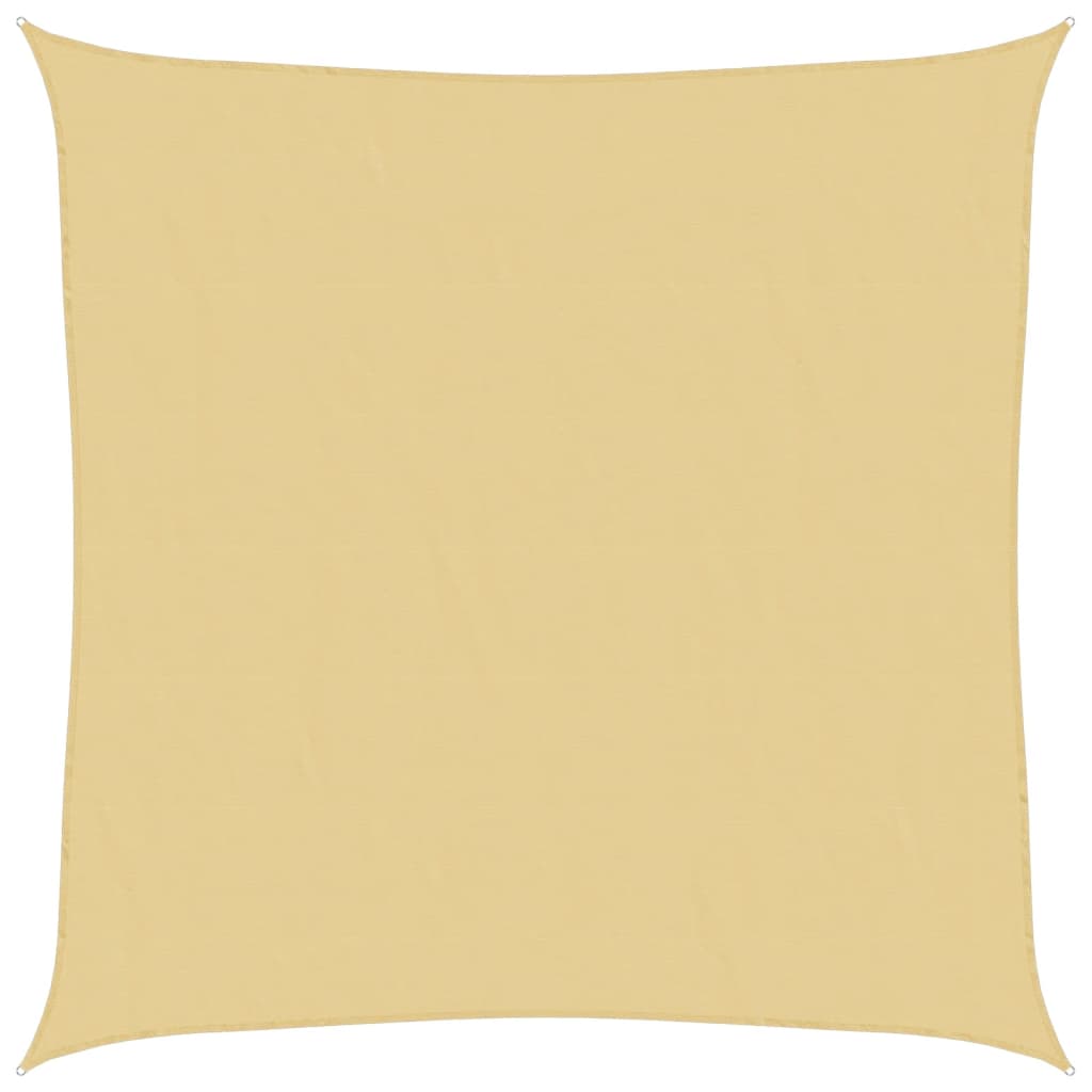 Sonnensegel Sandfarbe 6x6 m 100% Polyester Oxford