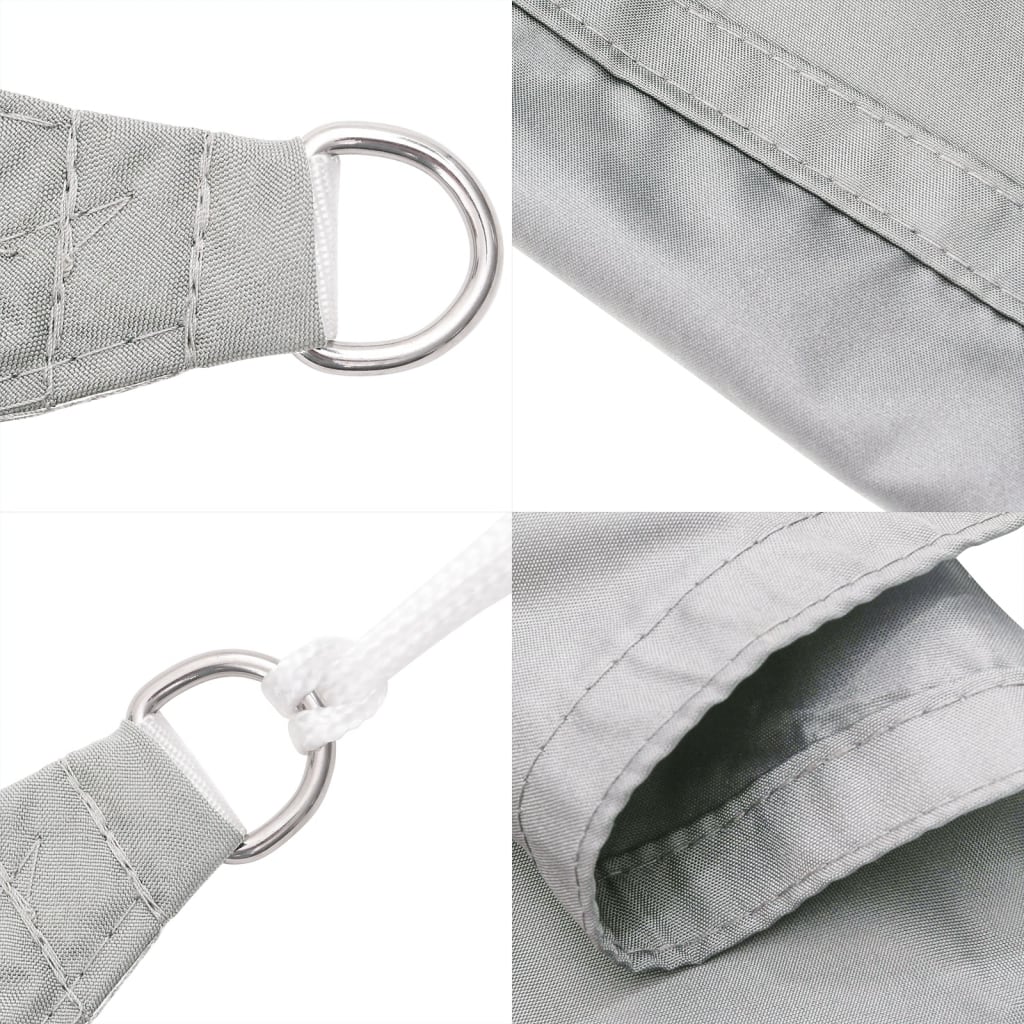 Sonnensegel Hellgrau 4x2,5 m 100% Polyester Oxford