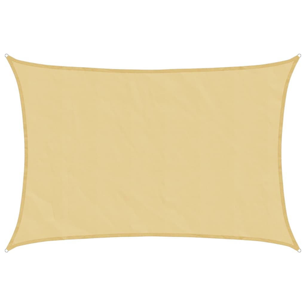 Sonnensegel Sandfarbe 7x6 m 100% Polyester Oxford