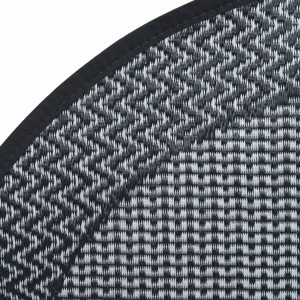 Outdoor-Teppich ARAKIL Grau Ø120 cm PP