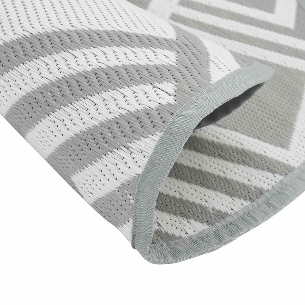 Outdoor-Teppich ARAKIL Grau Ø120 cm PP