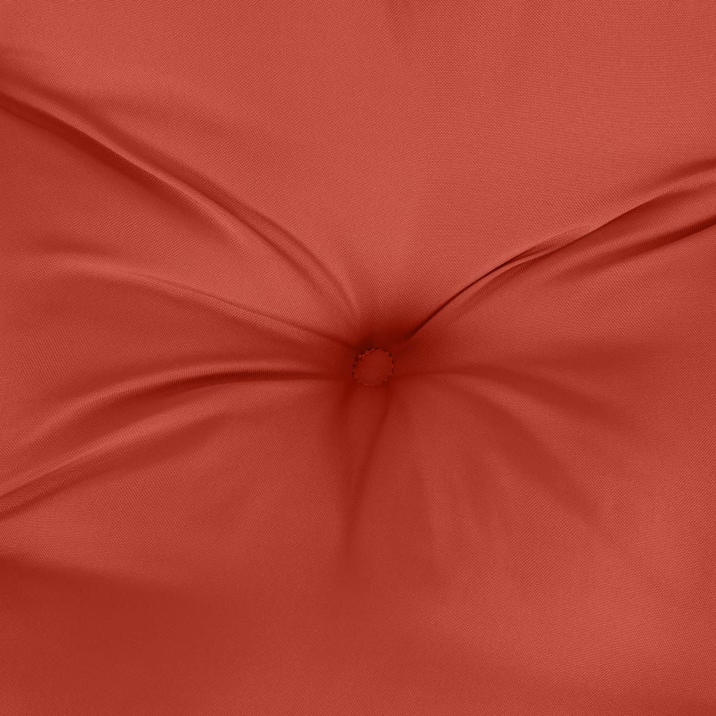 Coussins pour chaises longues 6 pièces Mélange rouge 120x50x7 cm Tissu