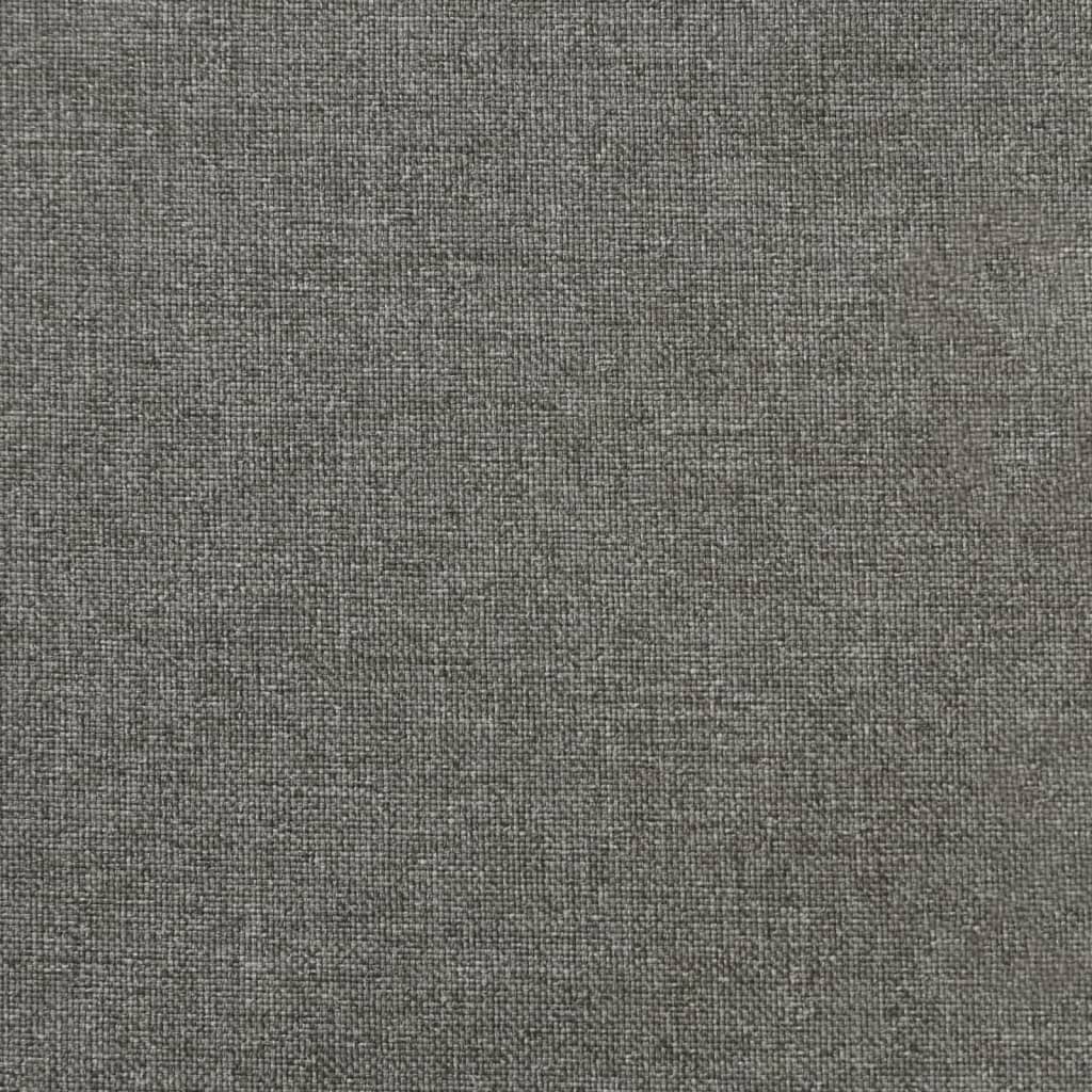 Coussins de dossier haut 2 pcs. Mélange gris foncé 120x50x4 cm Tissu