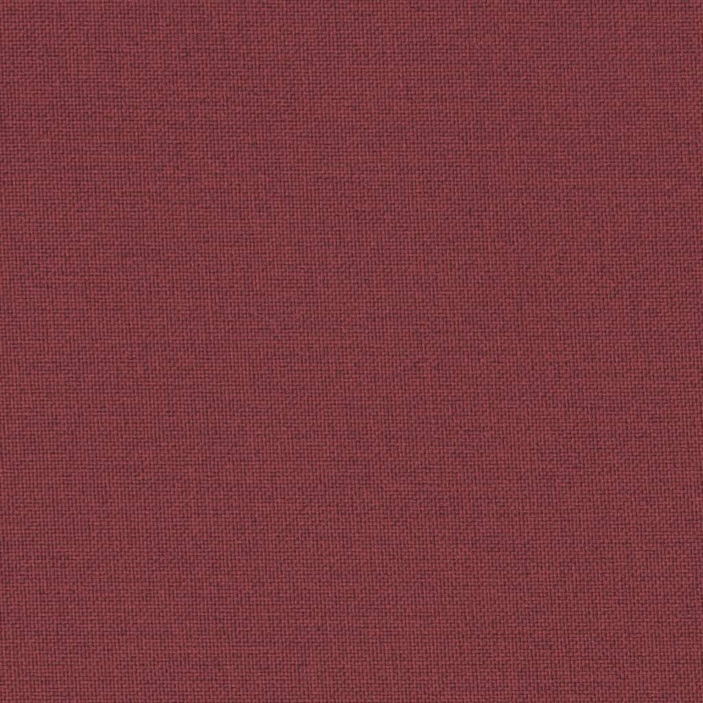 Niedriglehner-Auflagen 4 Stk. Melange Weinrot 100x50x4 cm Stoff