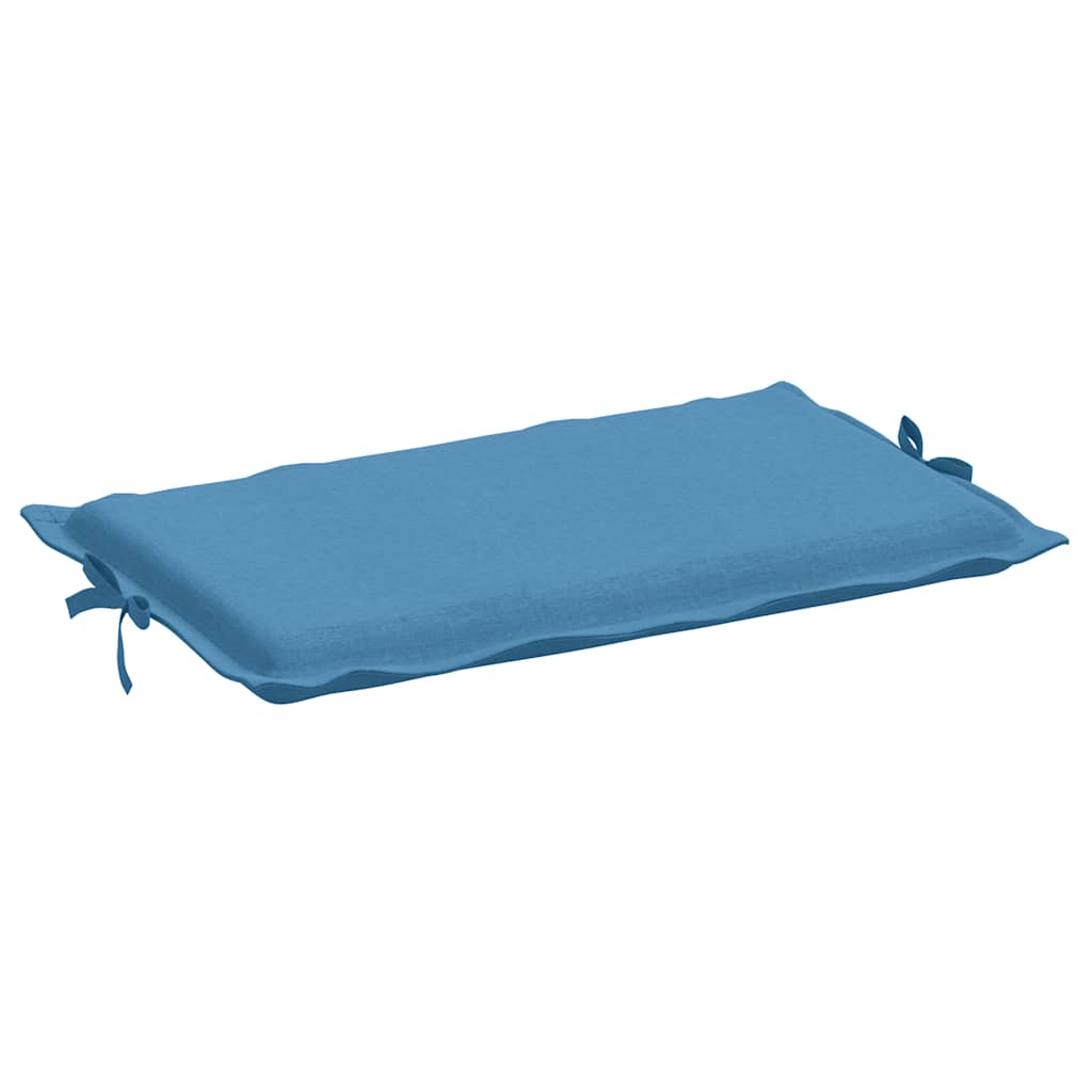Housse de chaise longue mélangée bleue 186x58x4 cm Tissu