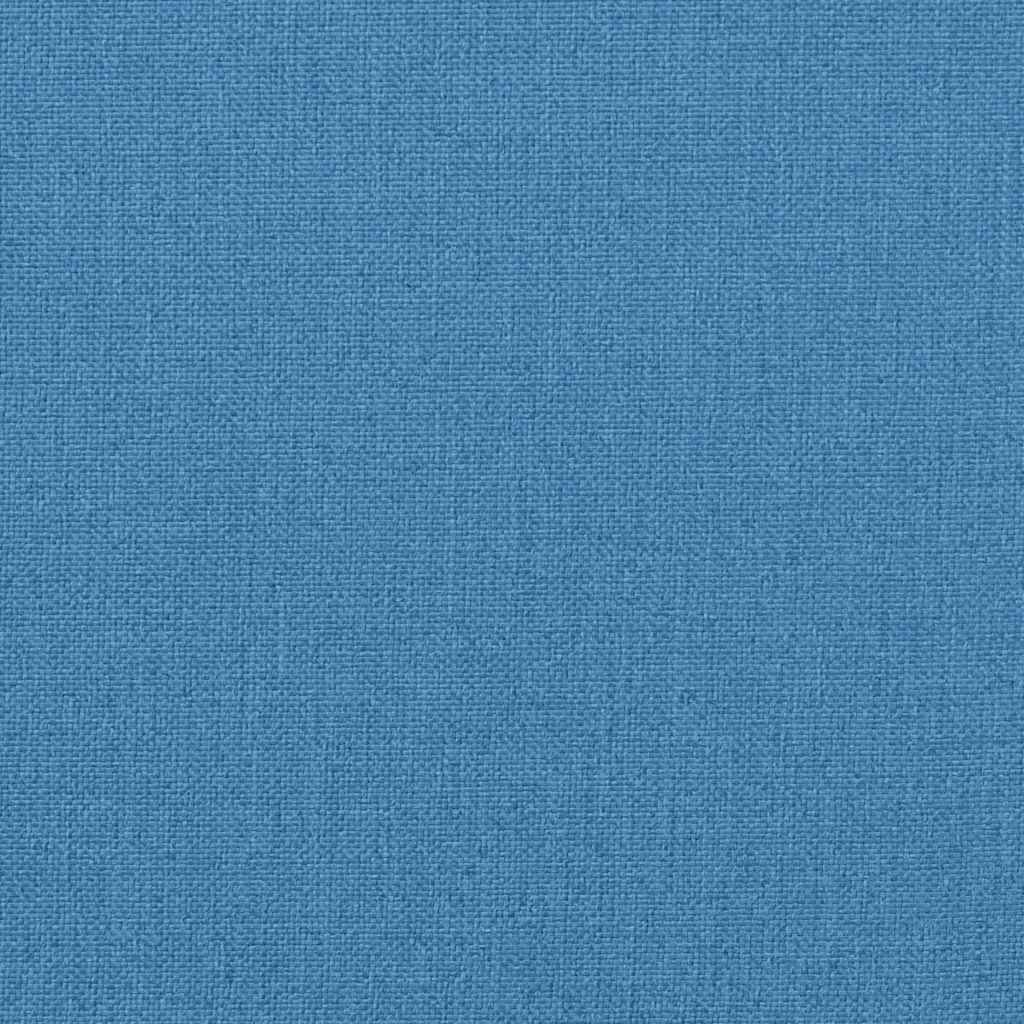 Housse de chaise longue mélangée bleue 186x58x4 cm Tissu