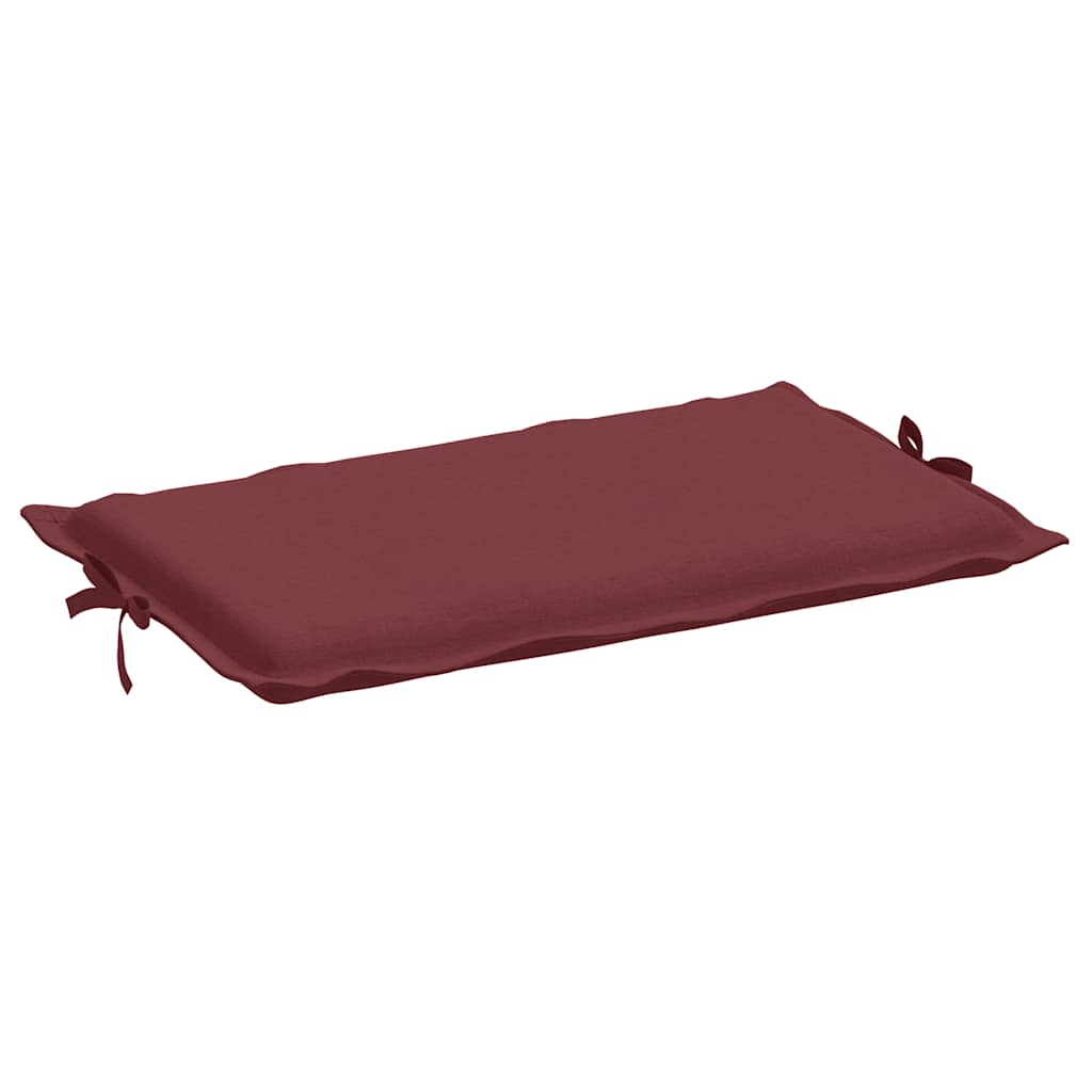 Sonnenliegen-Auflage Melange Weinrot 186x58x4 cm Stoff