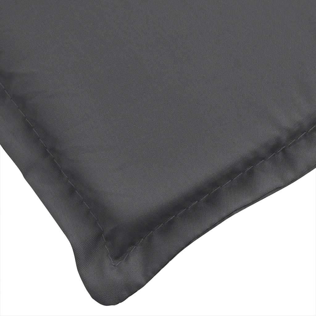 Lounger Cushion Melange Anthracite (75+105) x 50 x 4 cm Fabric