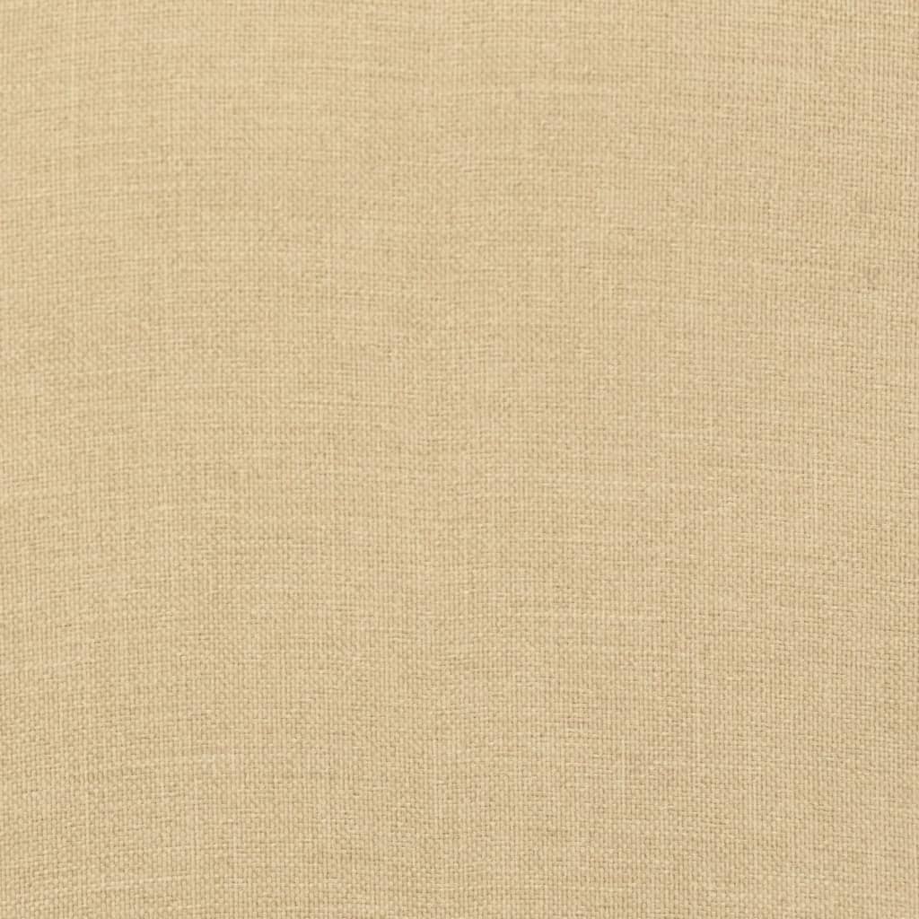 Sun Lounger Cushion Melange Beige 200x50x4 cm Fabric