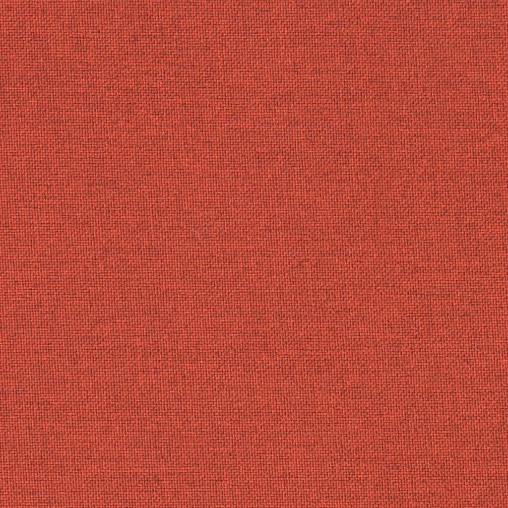Sonnenliegen-Auflage Melange Rot 200x60x4 cm Stoff
