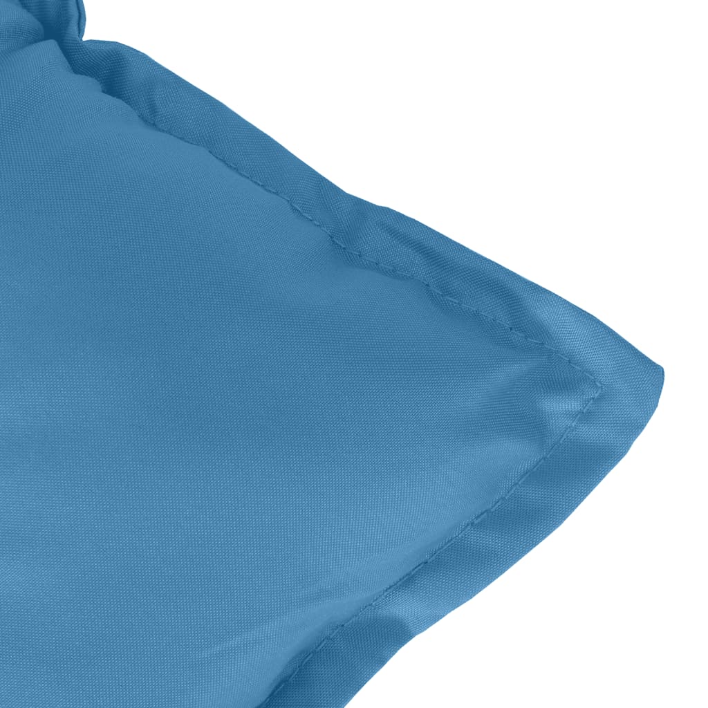 Garden Bench Cushion Mélange Blue 100x50x7 cm Fabric