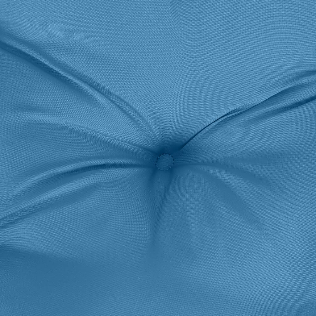 Garden Bench Cushion Mélange Blue 100x50x7 cm Fabric