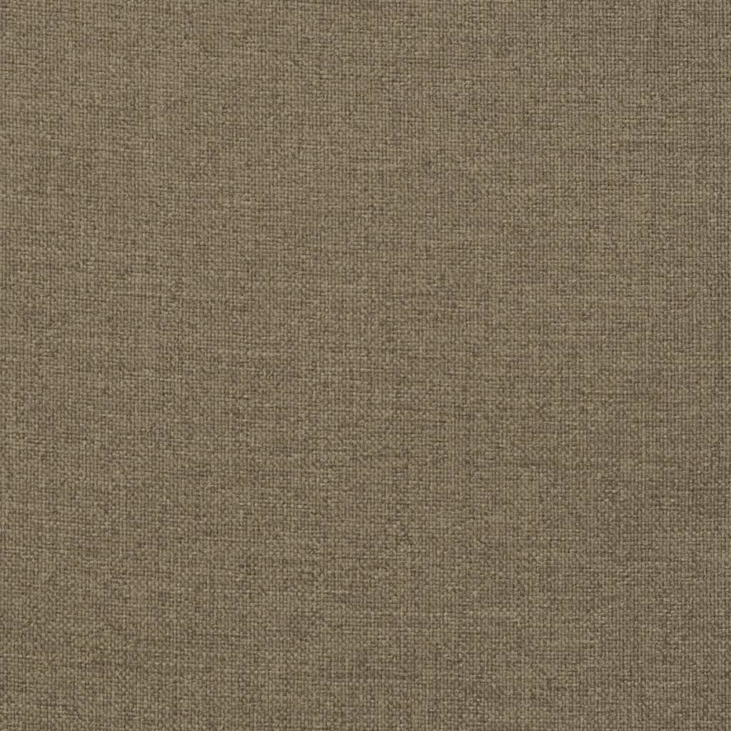 Garden bench cushion mottled taupe 100x50x7 cm fabric