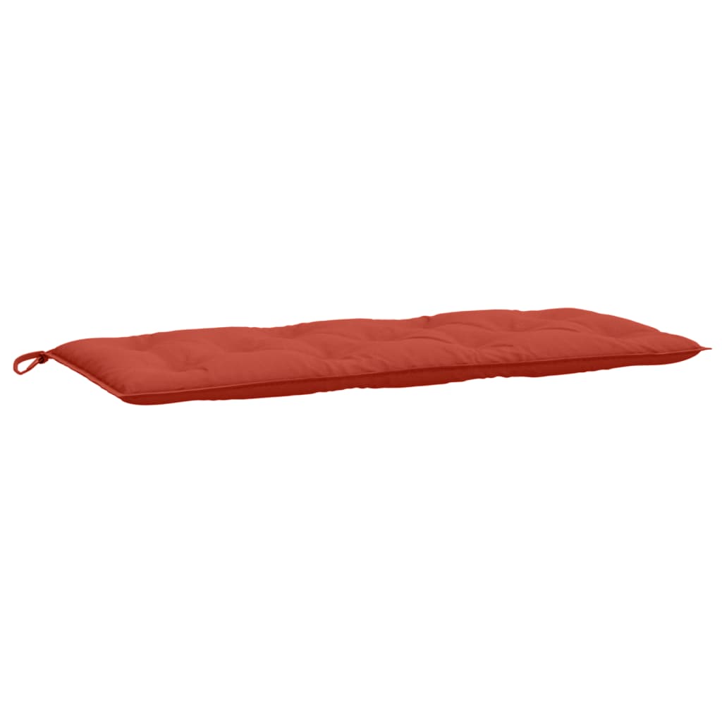 Garden Bench Cushion Mélange Red 120x50x7 cm Fabric