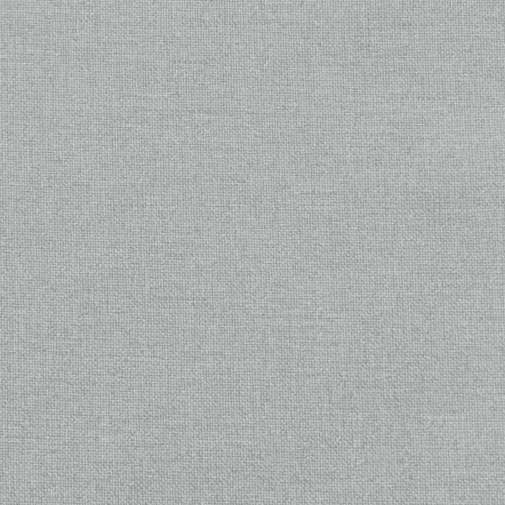 Garden Bench Cushion Mélange Light Grey 150x50x7 cm Fabric