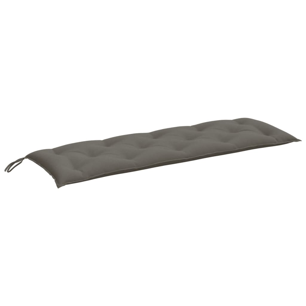 Coussin de banc de jardin Melange Gris foncé 150x50x7 cm Tissu