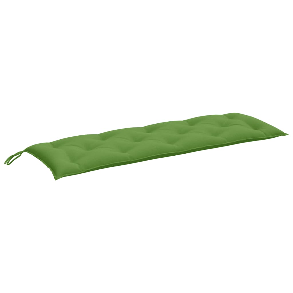 Garden Bench Cushion Mélange Green 150x50x7 cm Fabric
