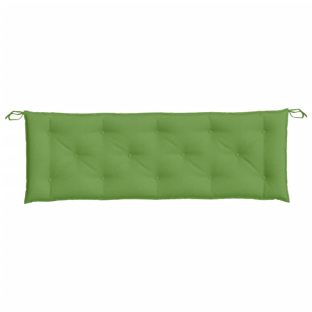 Garden Bench Cushion Mélange Green 150x50x7 cm Fabric