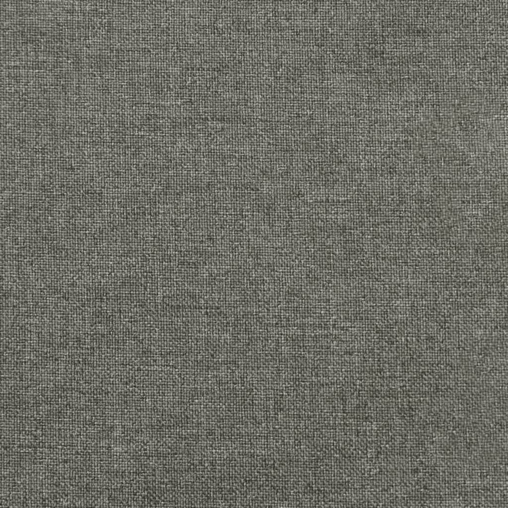 Coussin pour banc de jardin mélangé gris foncé 180x50x7 cm Tissu