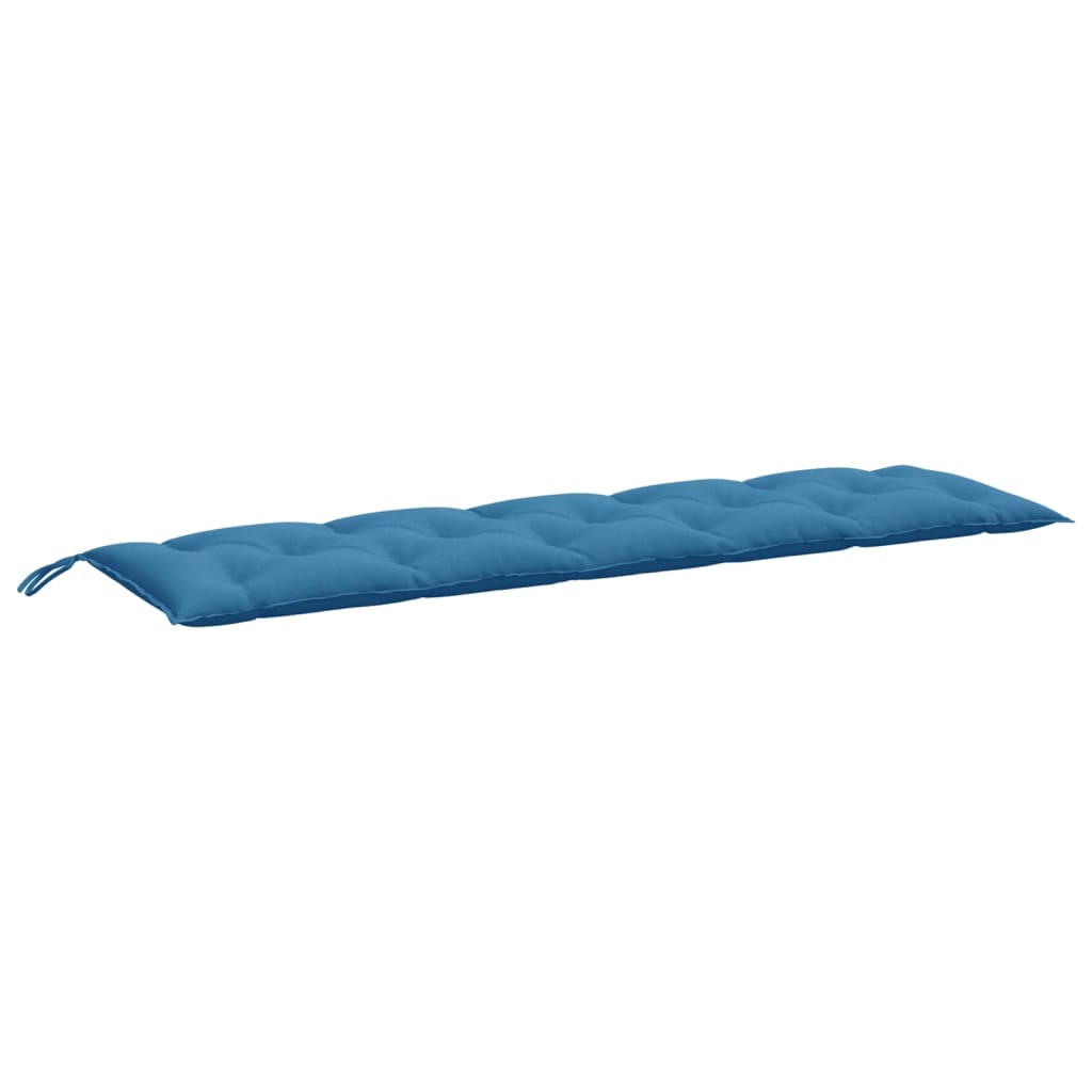 Coussin de banc de jardin Mélange bleu 180x50x7 cm Tissu