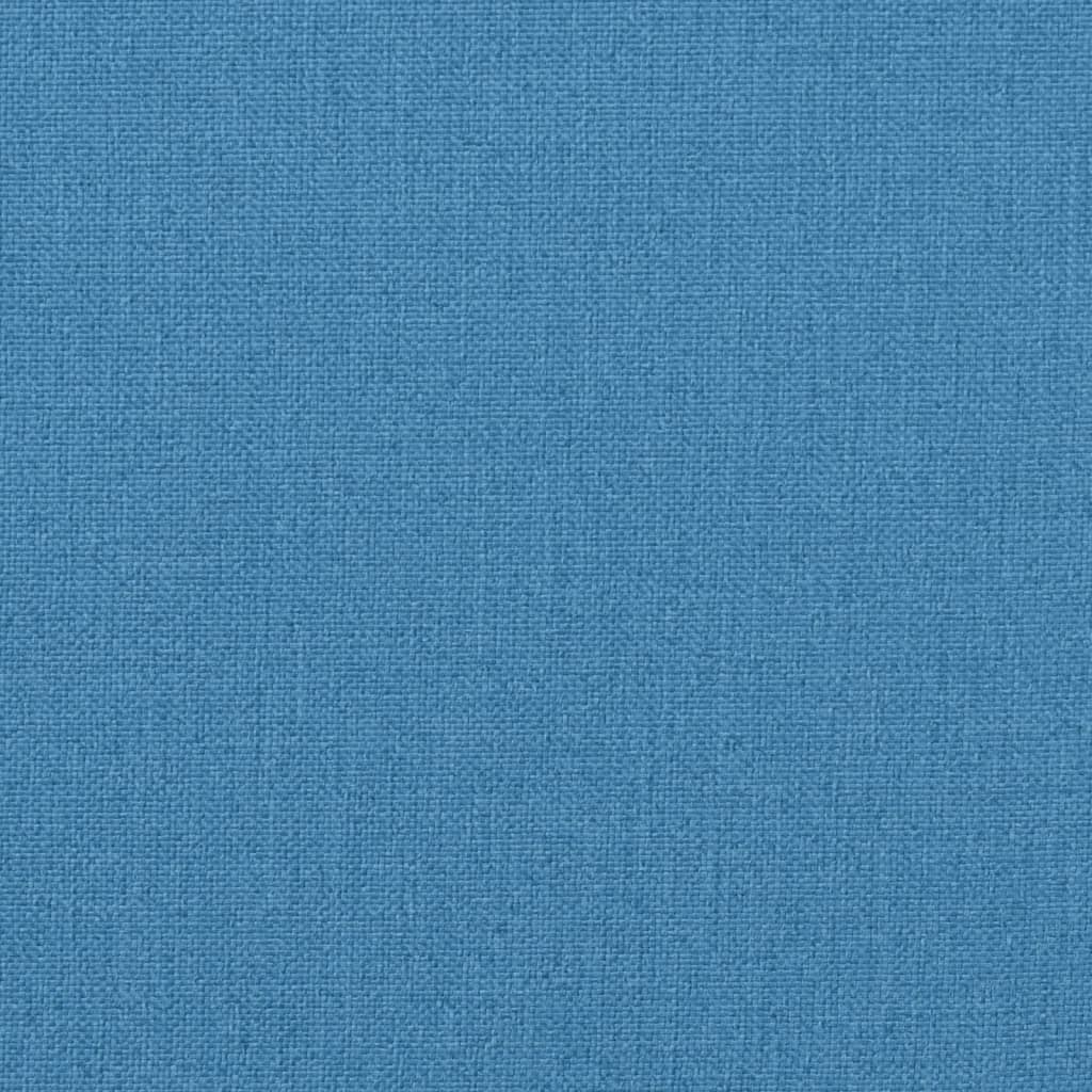 Coussin de banc de jardin Mélange bleu 180x50x7 cm Tissu