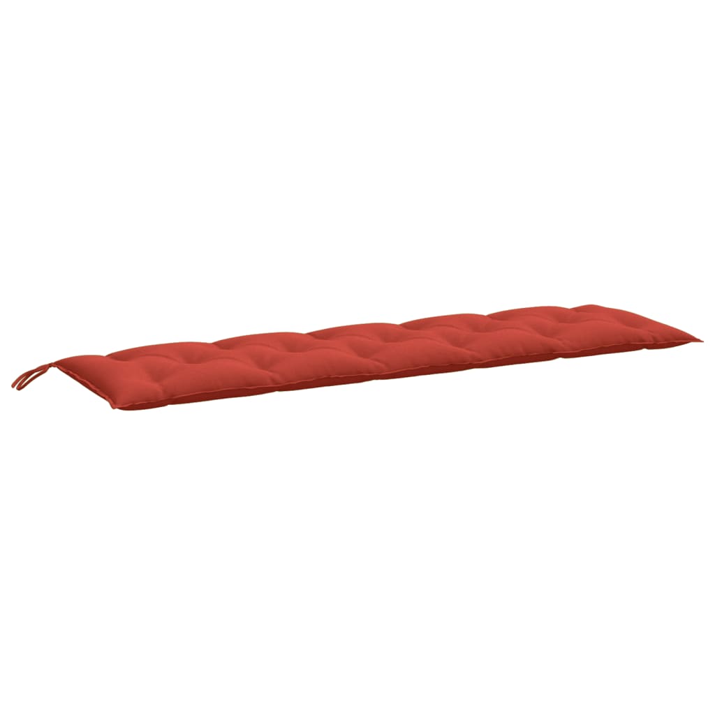 Garden Bench Cushion Melange Red 180x50x7 cm Fabric
