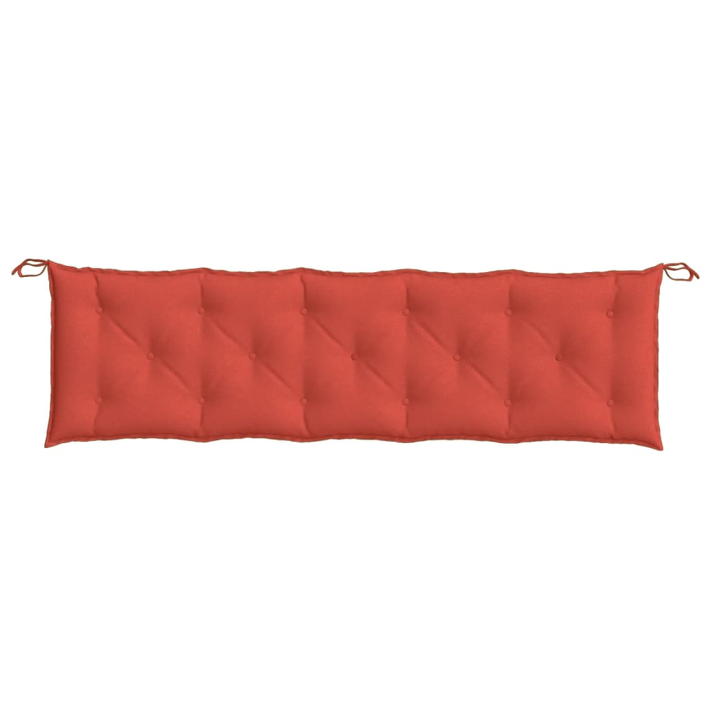 Garden Bench Cushion Melange Red 180x50x7 cm Fabric