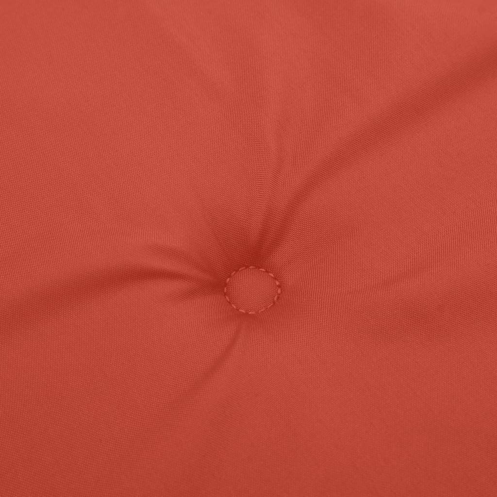 Garden Bench Cushion Melange Red 180x50x7 cm Fabric