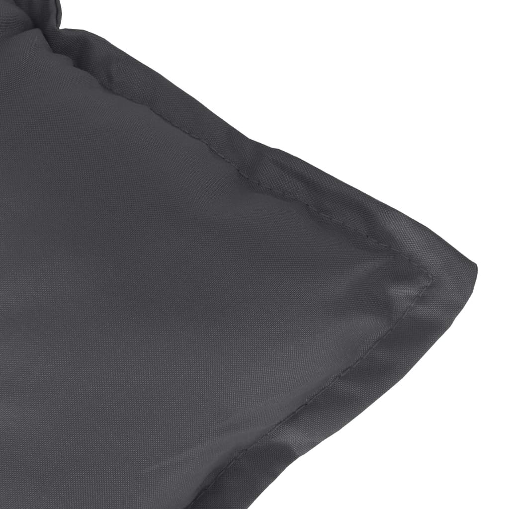 Garden Bench Cushions 2 pcs. Mélange Anthracite 100x50x7 cm Fabric