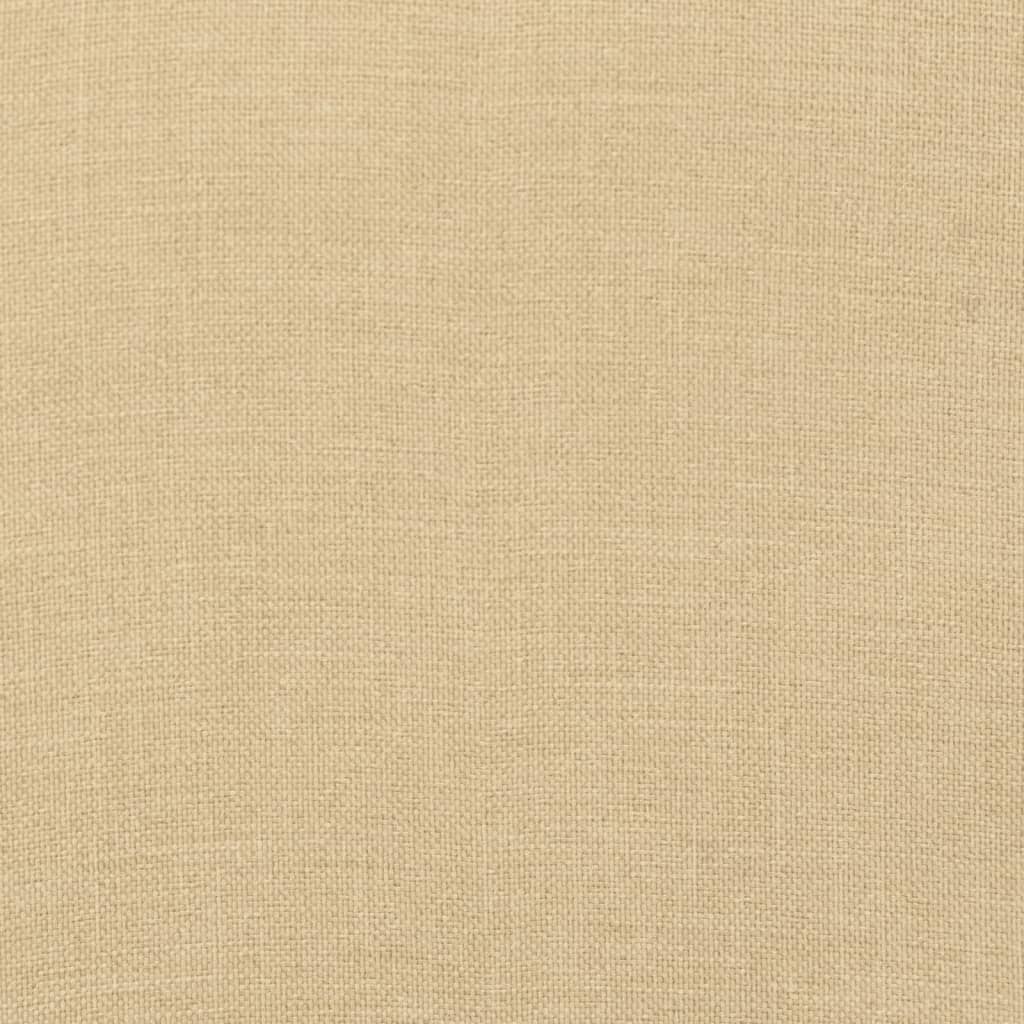 Gartenbank-Auflagen 2 Stk. Melange Beige 100x50x7 cm Stoff