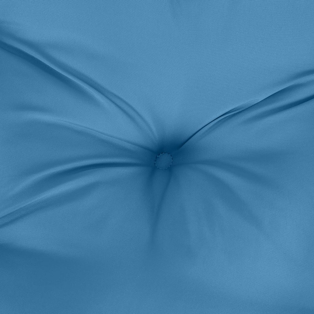 Garden Bench Cushions 2 pcs. Mélange Blue 100x50x7 cm Fabric