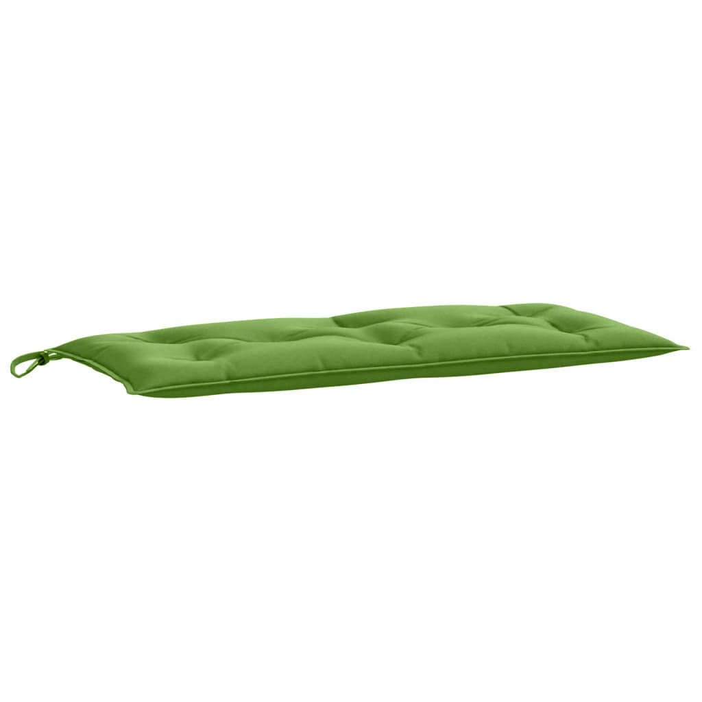 Garden Bench Cushions 2 pcs. Mélange Green 100x50x7 cm Fabric