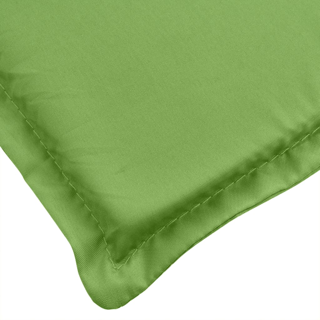 Coussins pour banc de jardin 2 pcs Mélange vert 180x50x7 cm Tissu